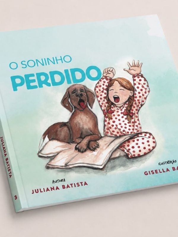 Capa do livro infantil O Soninho Perdido, de Juliana Batista